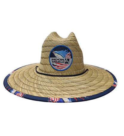 Sails & Stripes Straw Hat Hook & Tackle
