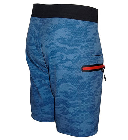 Men's Geo Camo Stretch Fishing Boardshort Hook & Tackle