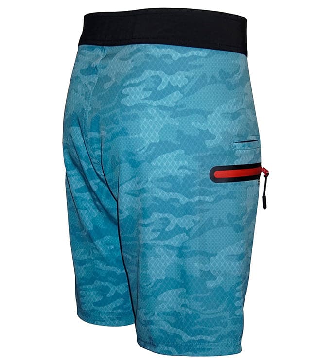 Men's Geo Camo Stretch Fishing Boardshort Hook & Tackle