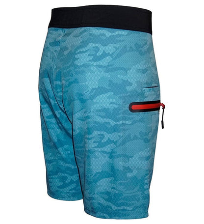 Men's Geo Camo Stretch Fishing Boardshort Hook & Tackle