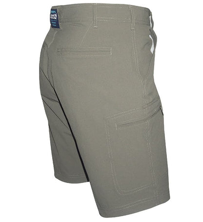 Men's Ripstop Driftwood 4-Way Stretch Fishing Short Hook & Tackle