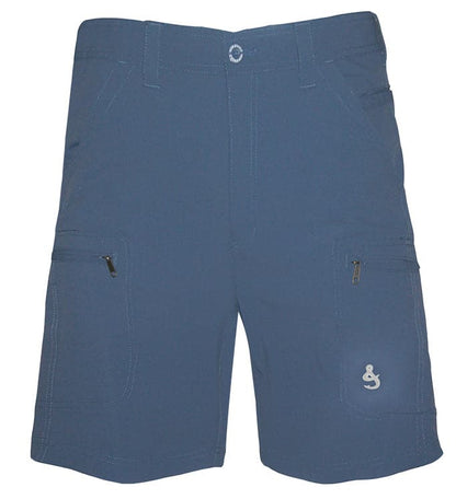 Men's Ripstop Driftwood 4-Way Stretch Fishing Short Hook & Tackle
