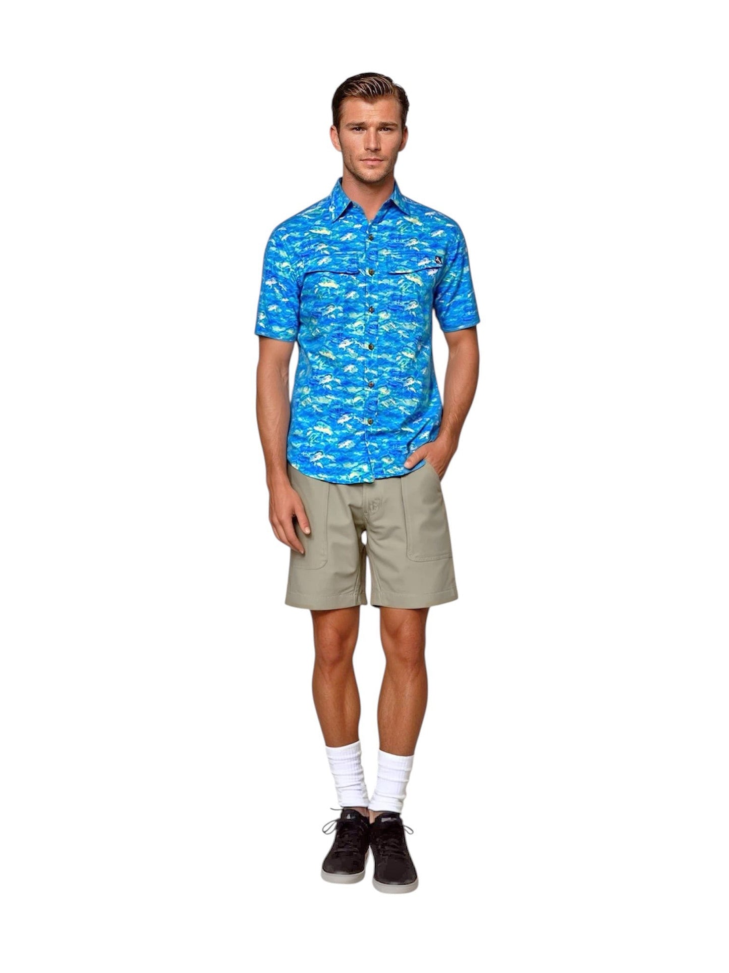 Men's Mahi Rush UV Vented Fishing Shirt Hook & Tackle