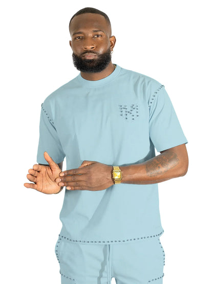 Makobi Prada Tee - Light Blue Denim Exchange