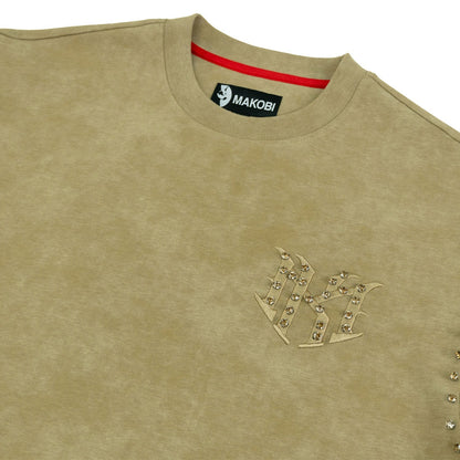 Makobi Prada Tee - Mocha Denim Exchange