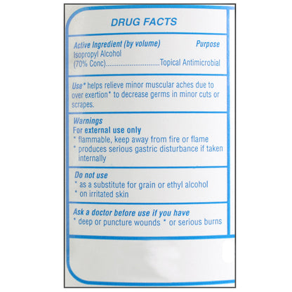 Isopropyl Alcohol, 70%, 32 oz. - 1 Each quakekits.com