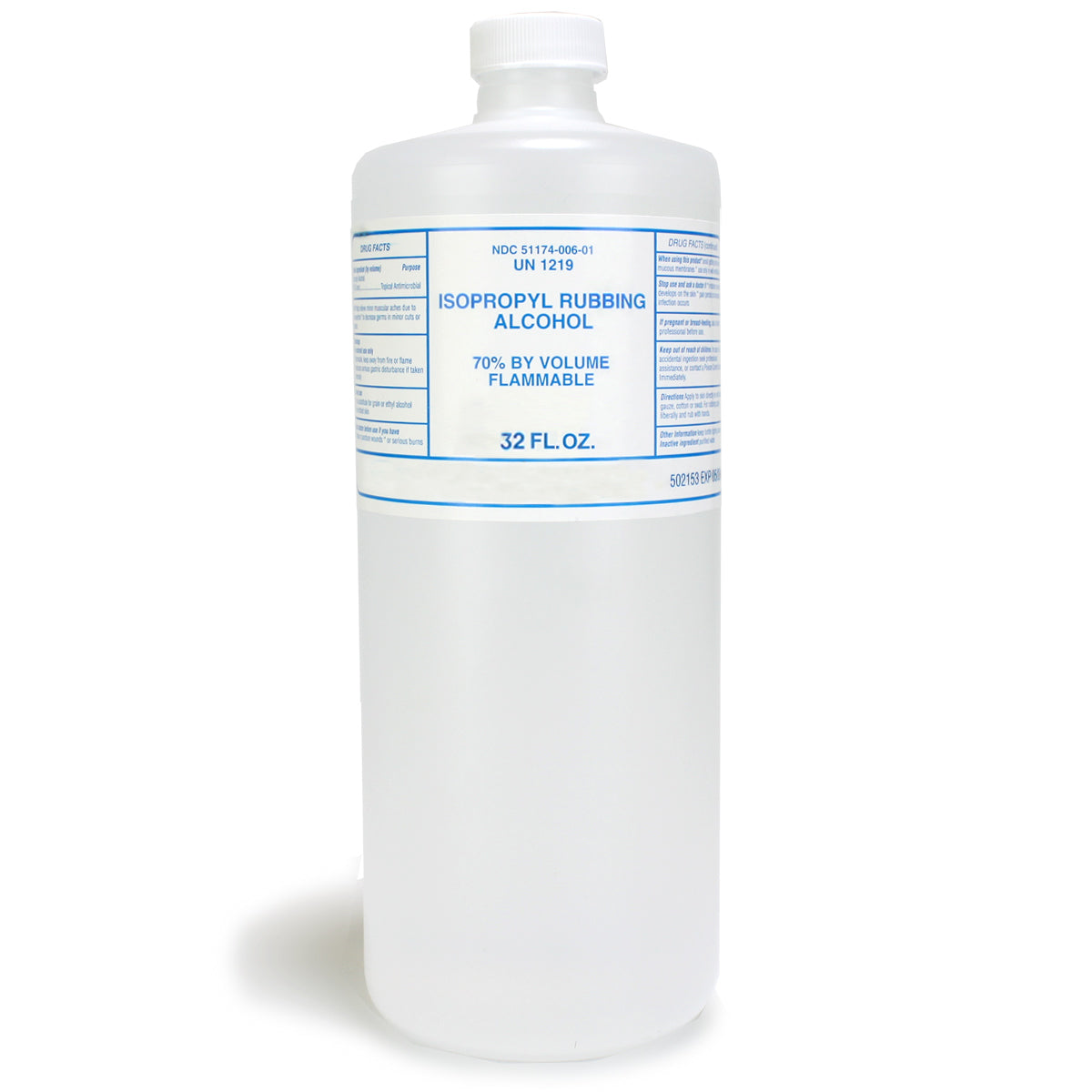 Isopropyl Alcohol, 70%, 32 oz. - 1 Each quakekits.com
