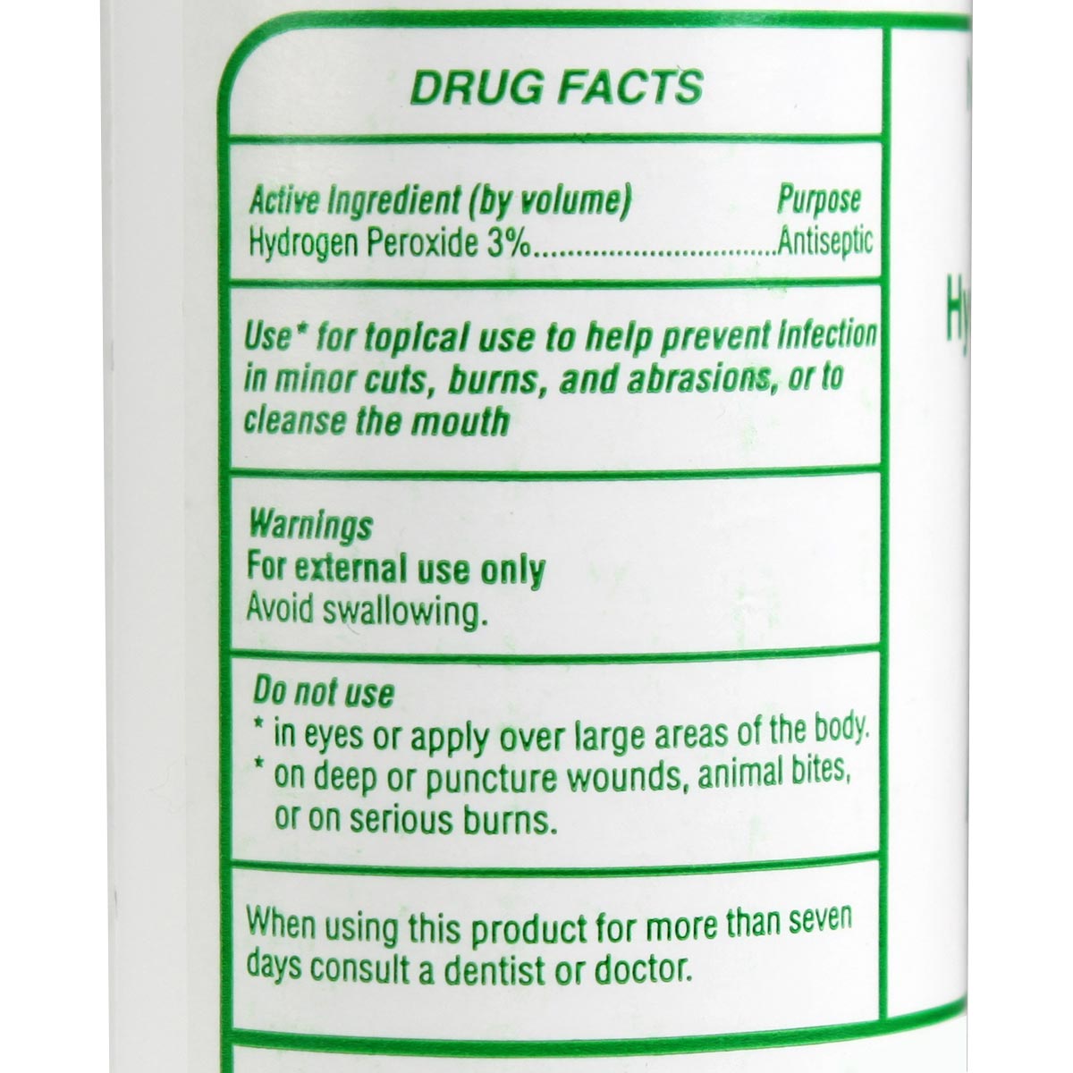 Hydrogen Peroxide 3%, 4 oz. - 1 each quakekits.com