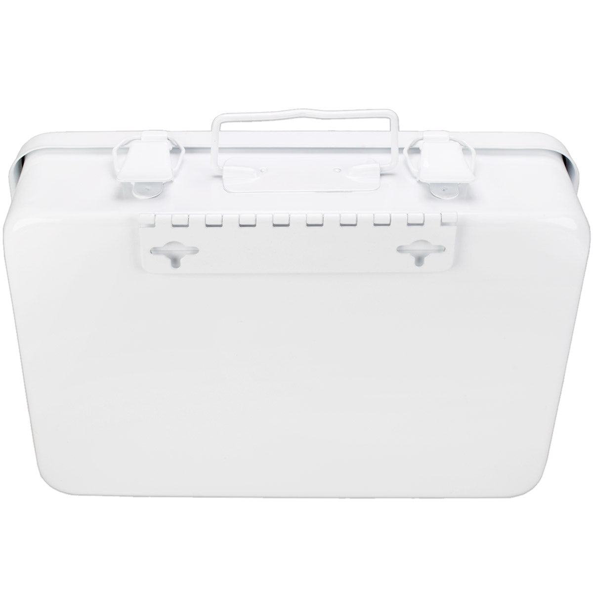 Metal First Aid Case, 16 Unit w/ Gasket - Horizontal - Empty quakekits.com