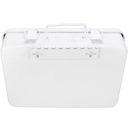 Metal First Aid Case, 16 Unit w/ Gasket - Horizontal - Empty quakekits.com