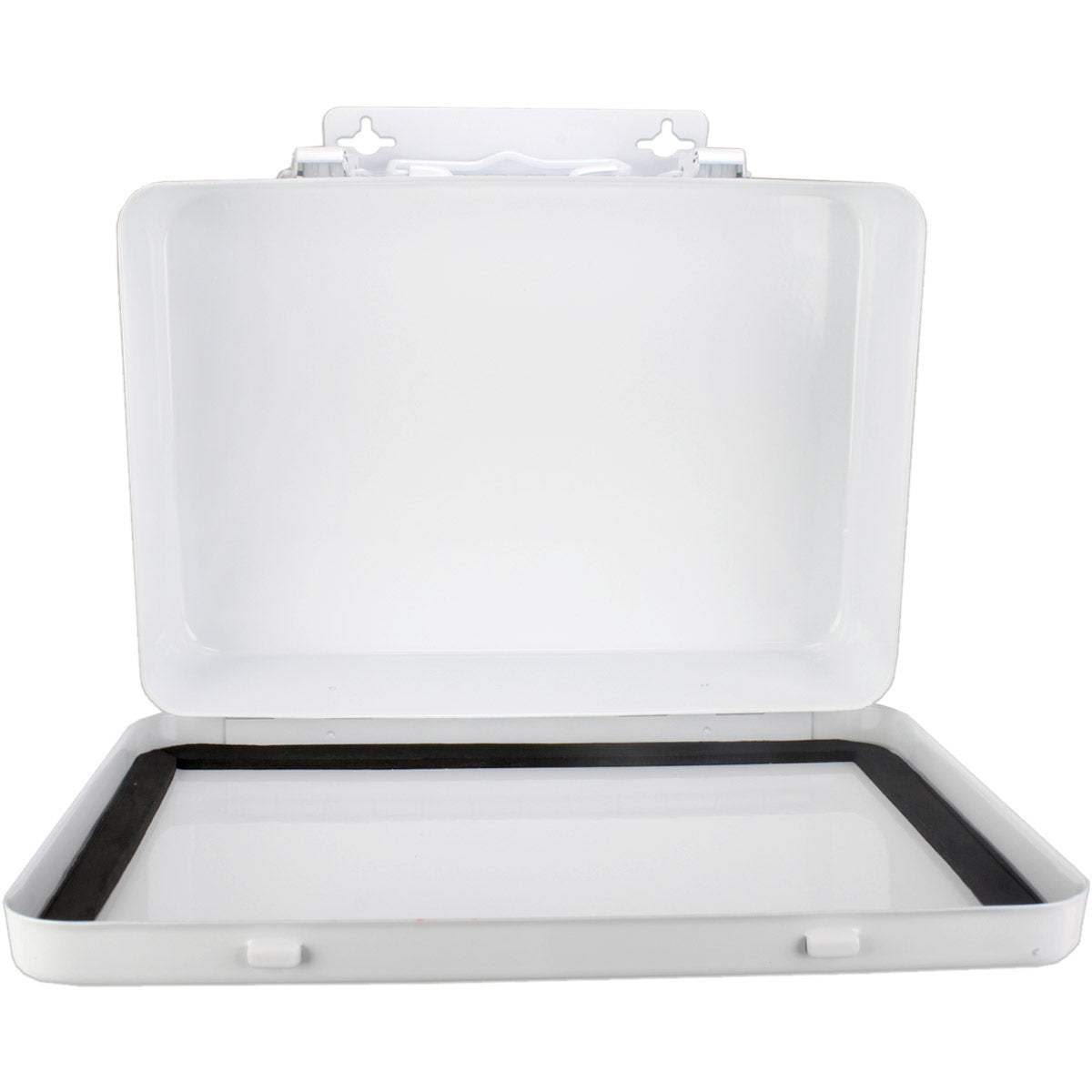 Metal First Aid Case, 16 Unit w/ Gasket - Horizontal - Empty quakekits.com
