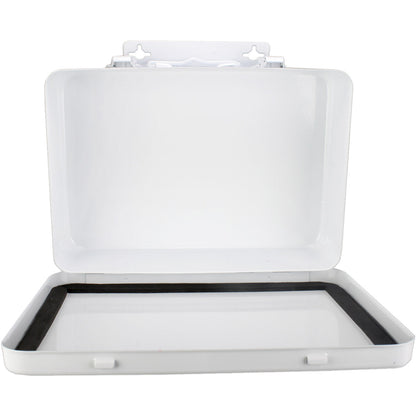 Metal First Aid Case, 16 Unit w/ Gasket - Horizontal - Empty quakekits.com