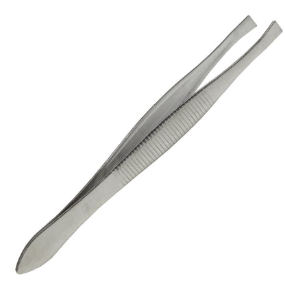 Tweezers, Slanted, 3" quakekits.com