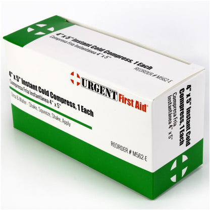 Instant Cold Compress, Boxed 4"x5" - 50 Per Case quakekits.com