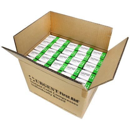 Instant Cold Compress, Boxed 4"x5" - 50 Per Case quakekits.com