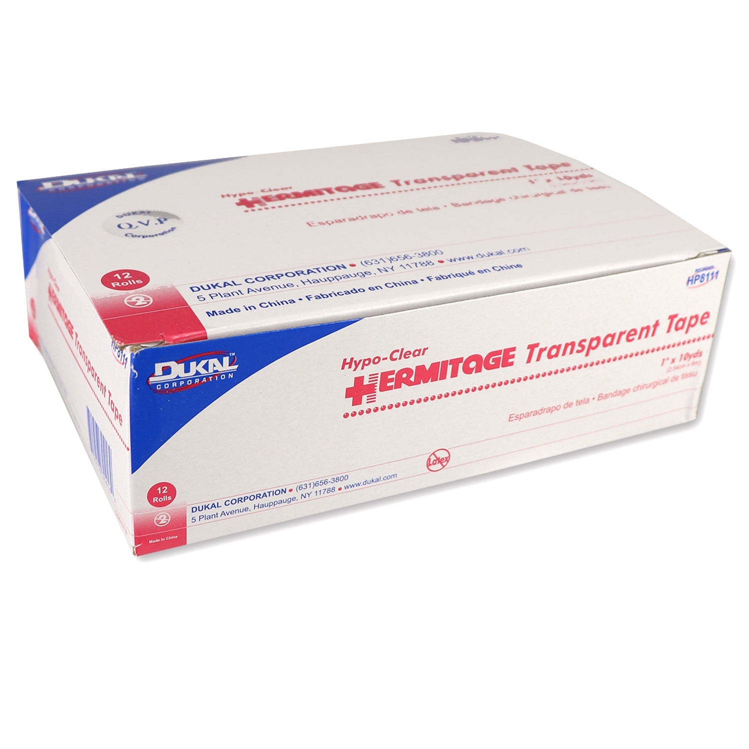 First Aid Tape, Transparent, 1" x 10yds - 12 per box quakekits.com