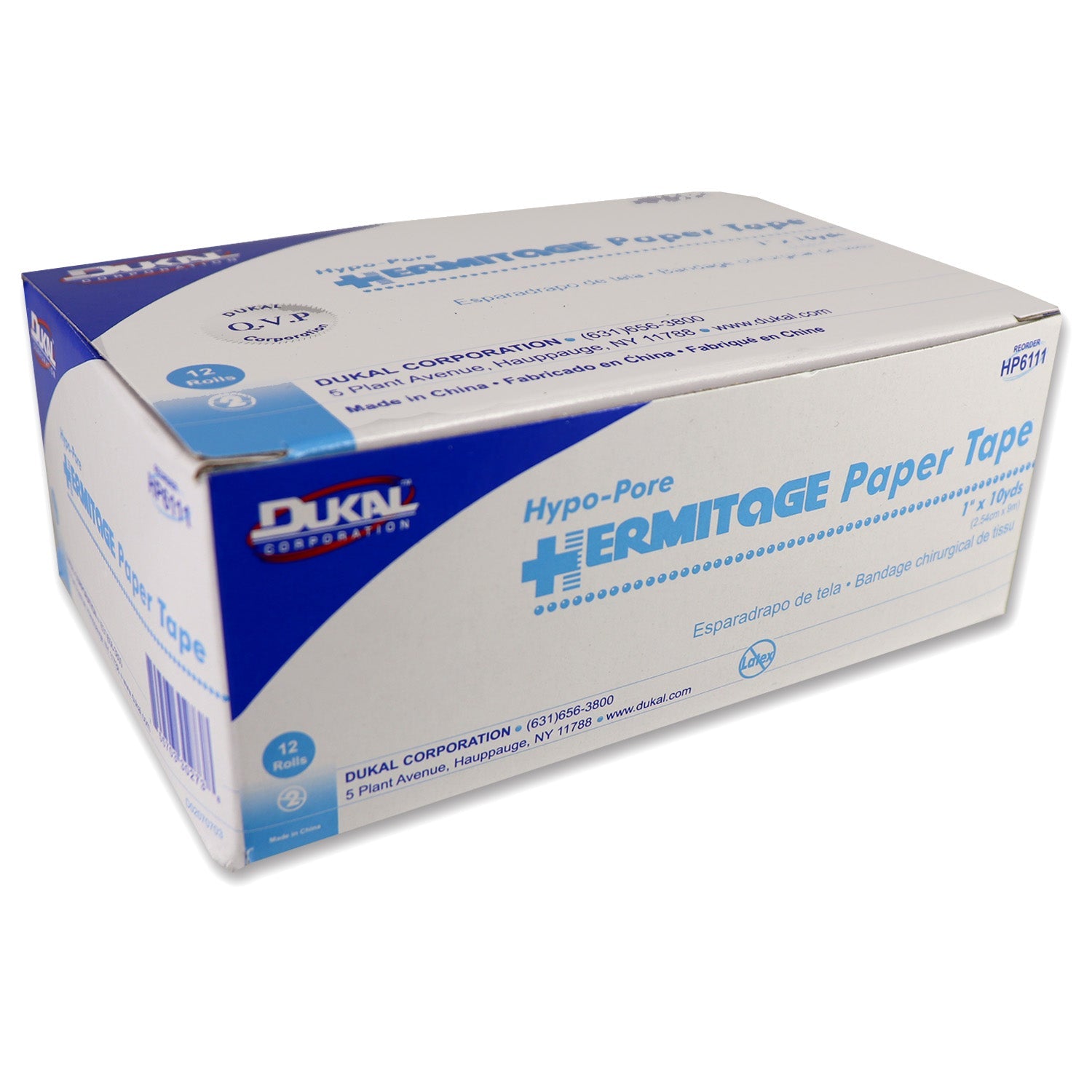First Aid Tape, Hypoallergenic Paper 1" - 12 per box quakekits.com
