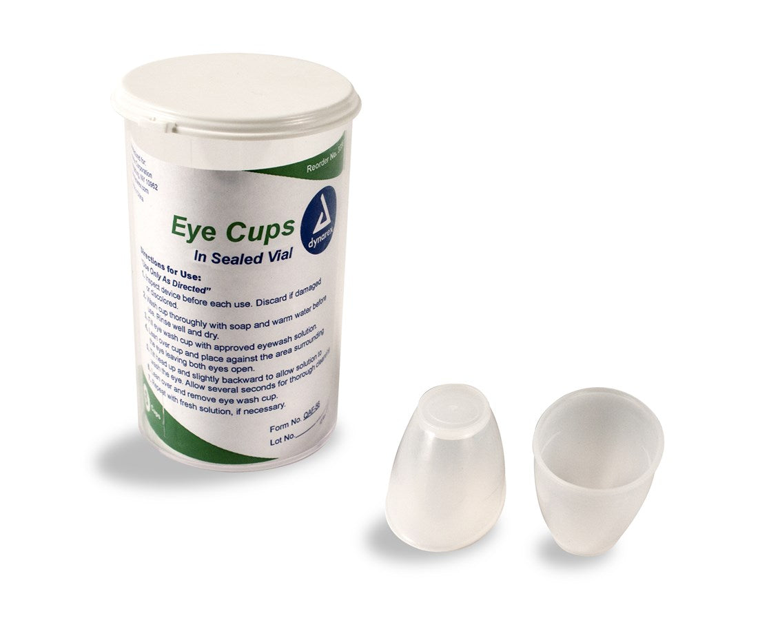 Eye Cup, Plastic - 6 per vial quakekits.com