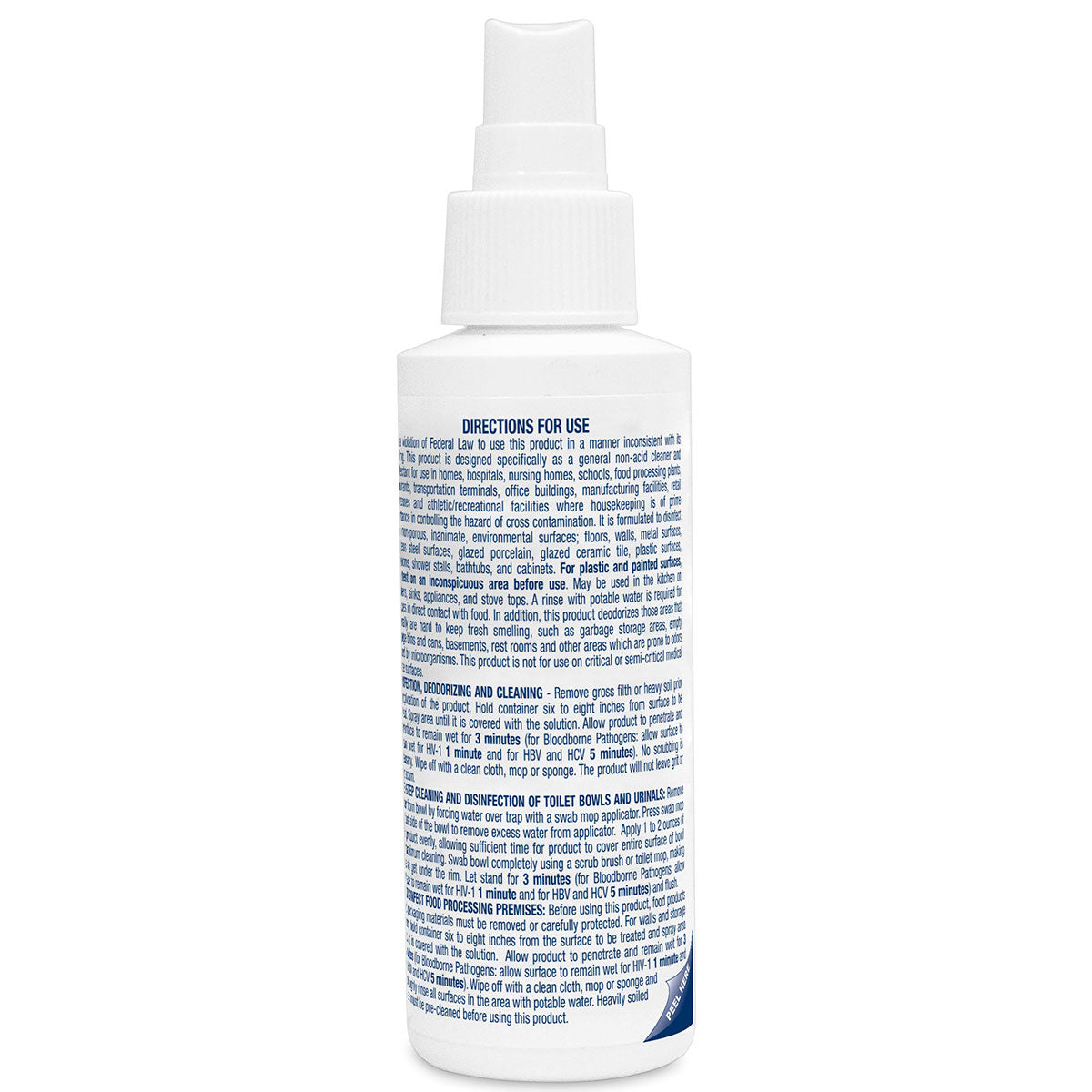 Sanizide Plus environmental surface germicidal solution, 4 oz. plastic bottle with pump spray, 1 ea. quakekits.com