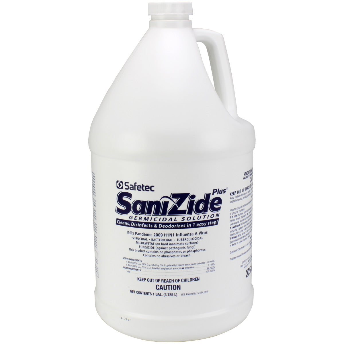 Sanizide Plus Environmental Surface Germicidal Solution, 1 gallon refill, 1 ea. quakekits.com