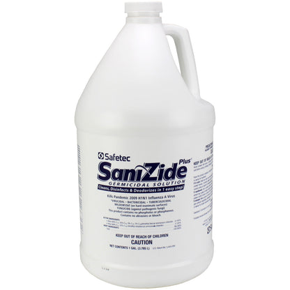 Sanizide Plus Environmental Surface Germicidal Solution, 1 gallon refill, 1 ea. quakekits.com