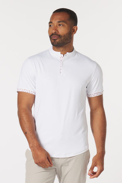 Catalyst Polo | Mantra Collar | Flamingo Contrast MANTRA