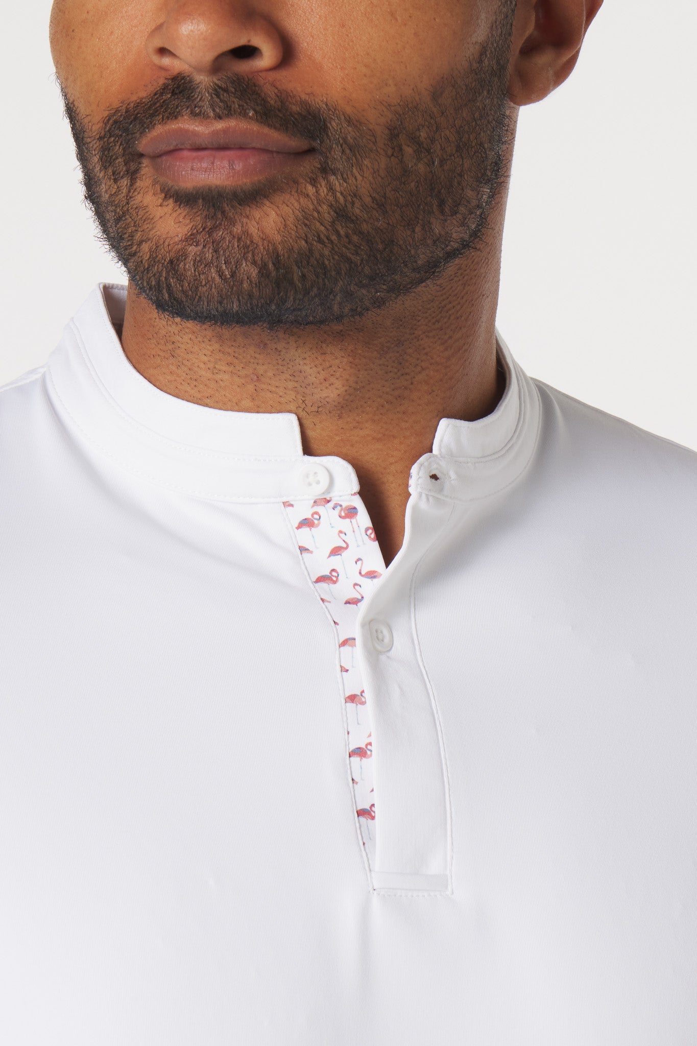 Catalyst Polo | Mantra Collar | Flamingo Contrast MANTRA