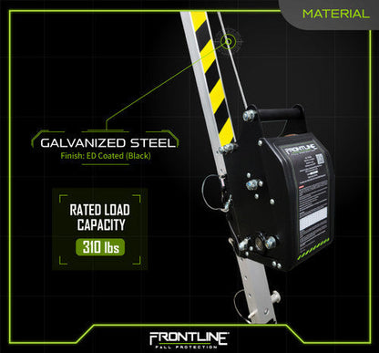 Frontline RUW60 MEGApod 60' Confined Space Winch with Galvanized Steel Cable VM Hardware