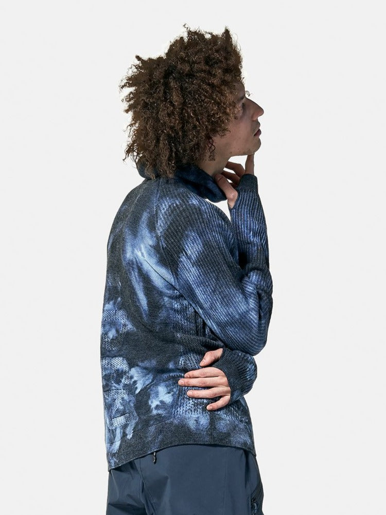 Balaclava Sweater - Navy Wave Dye Holden Outerwear