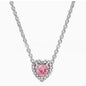 925 Silver Color Diamond Necklace