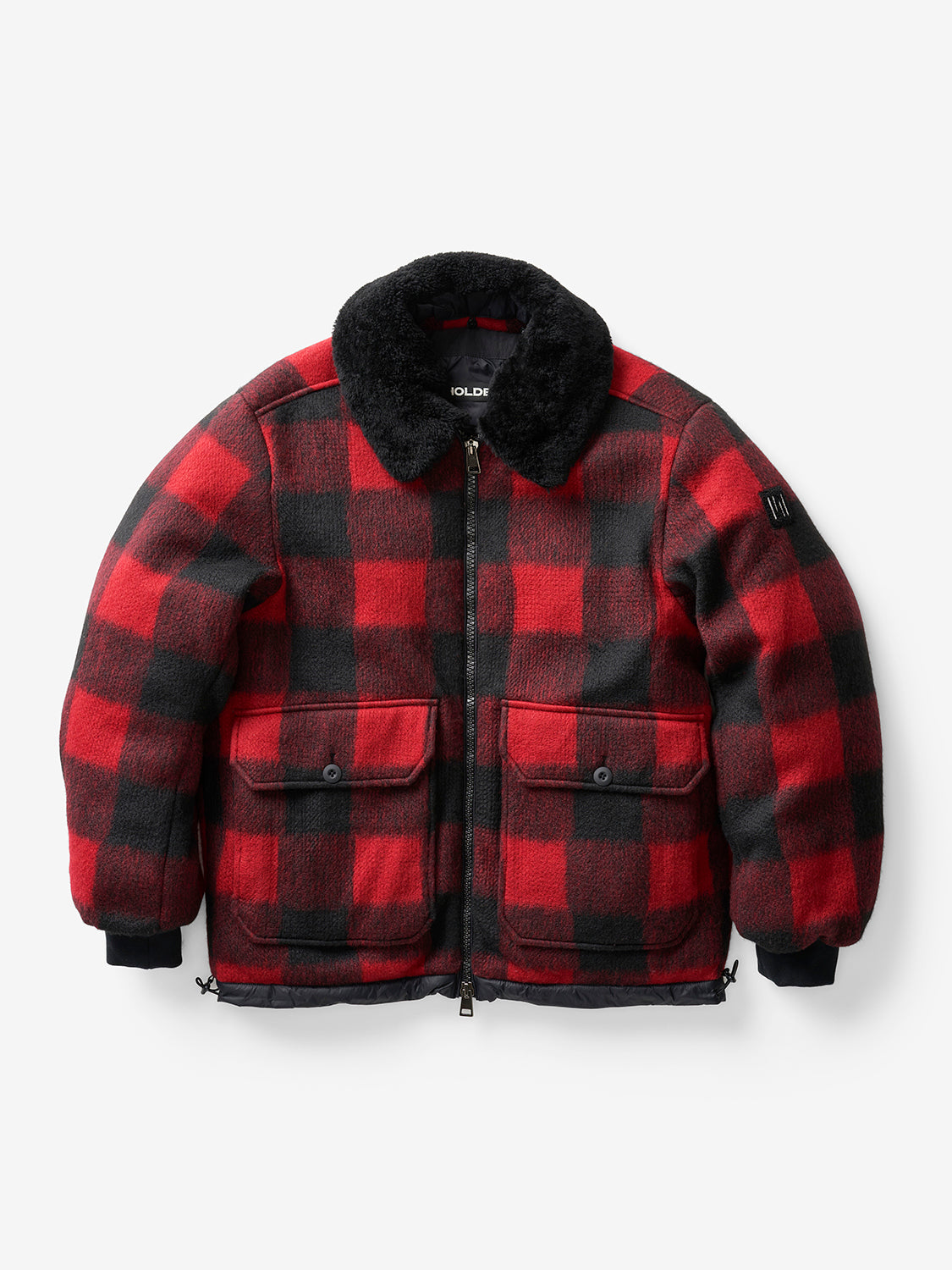 Down Field Jacket - Red/Black Plaid Holden Outerwear