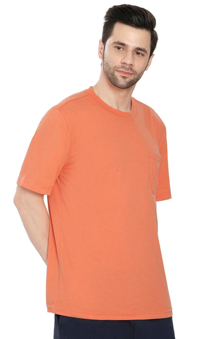 Men's Heavyweight Short Sleeve Crew Neck with Pocket T-Shirt