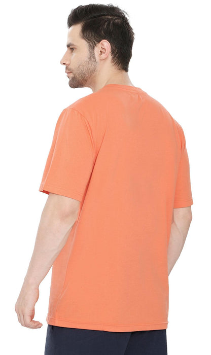 Men's Heavyweight Short Sleeve V-Neck T-Shirt – Relaxed Fit Cotton Blend with Pocket TURTLE BAY APPAREL