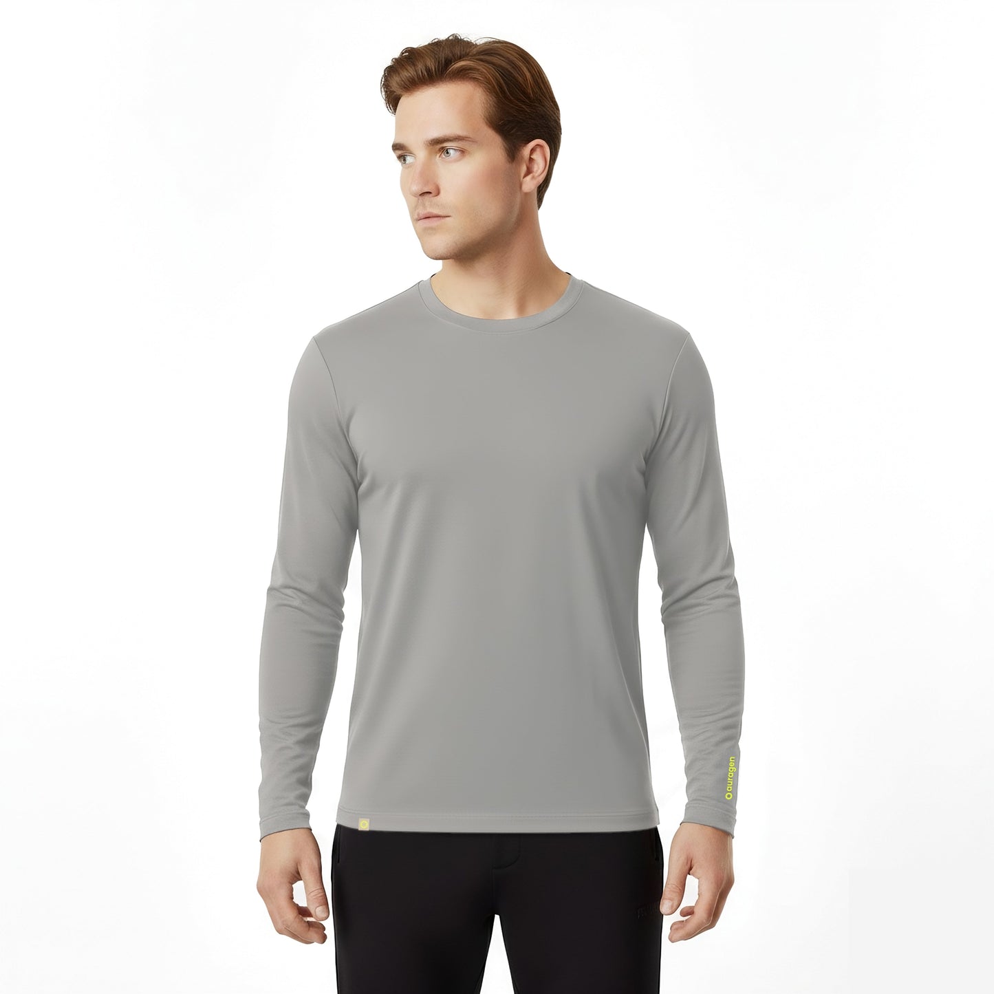 Mason Grey Long Sleeve Crew Auragen