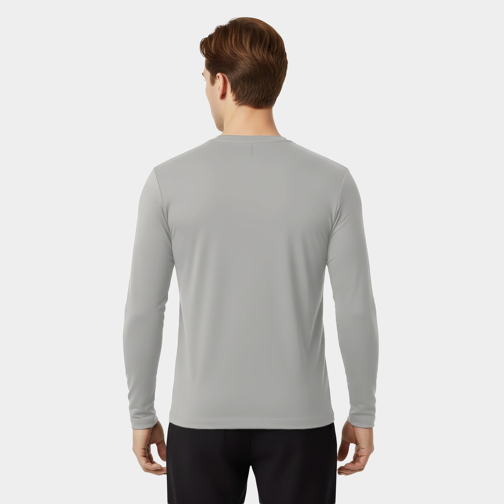 Mason Grey Long Sleeve Crew Auragen
