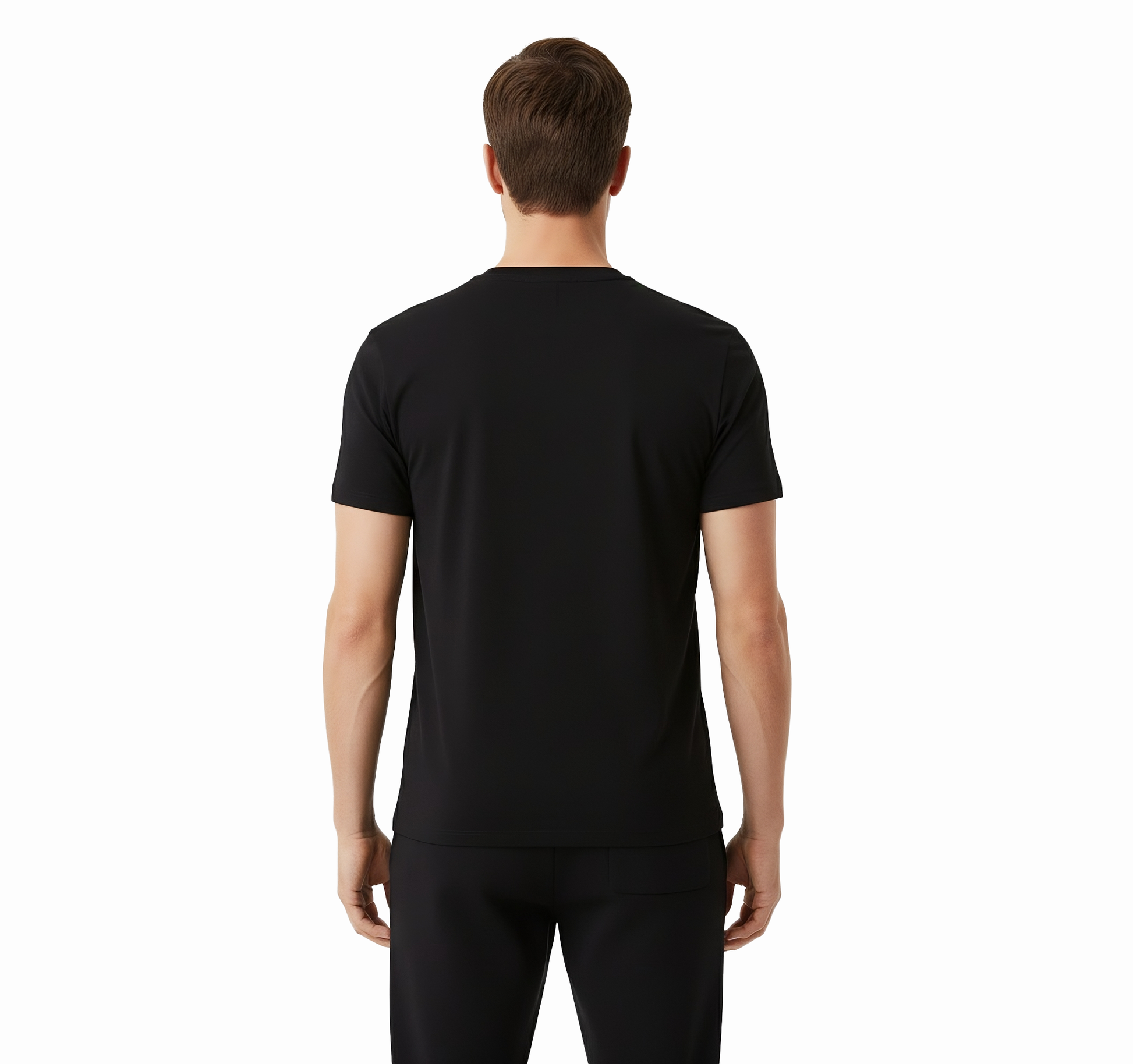 Elijah Black Short Sleeve Crew Auragen