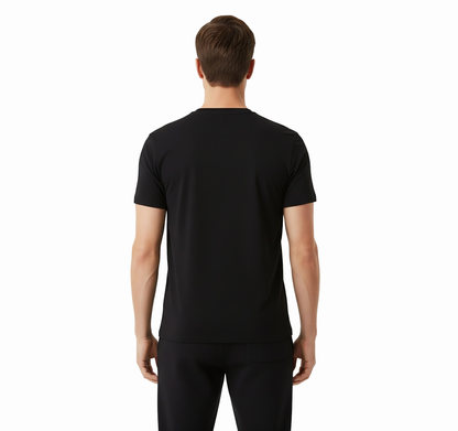 Elijah Black Short Sleeve Crew Auragen