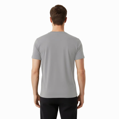 Elijah Grey Short Sleeve Crew Auragen