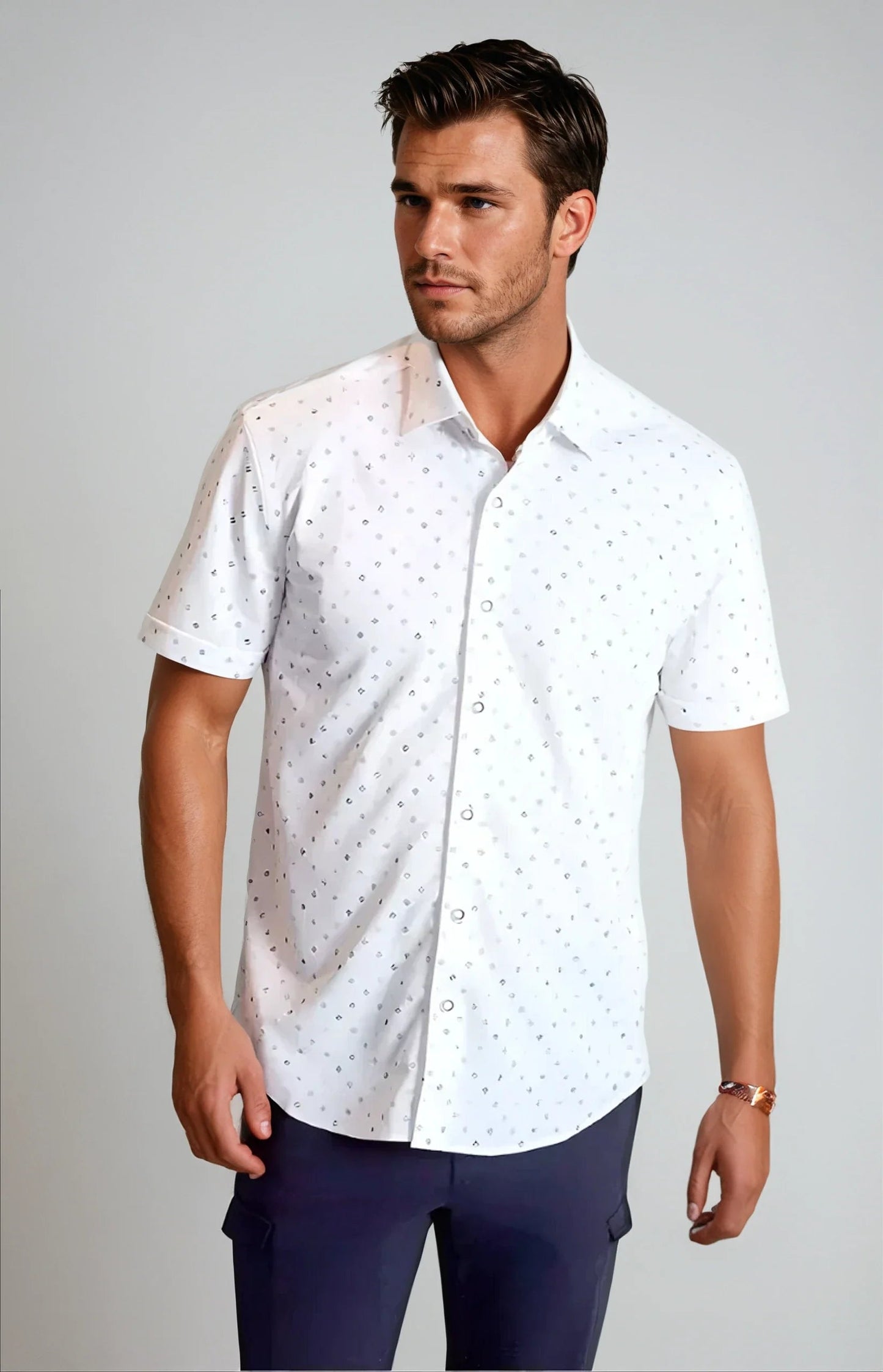 Newport Ditsy Short Sleeve Tech Shirt Buki