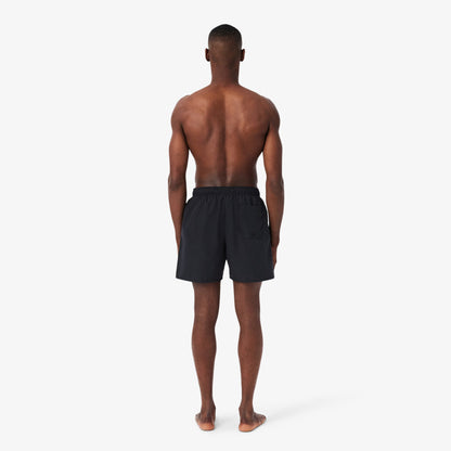 Lacoste Mid Length Swim Trunks - Black Denim Exchange