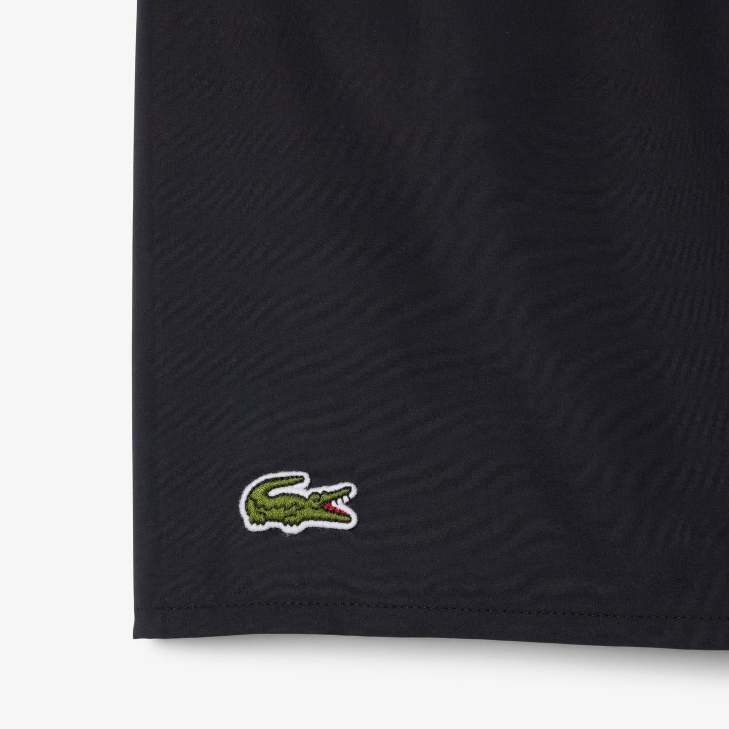Lacoste Mid Length Swim Trunks - Black Denim Exchange
