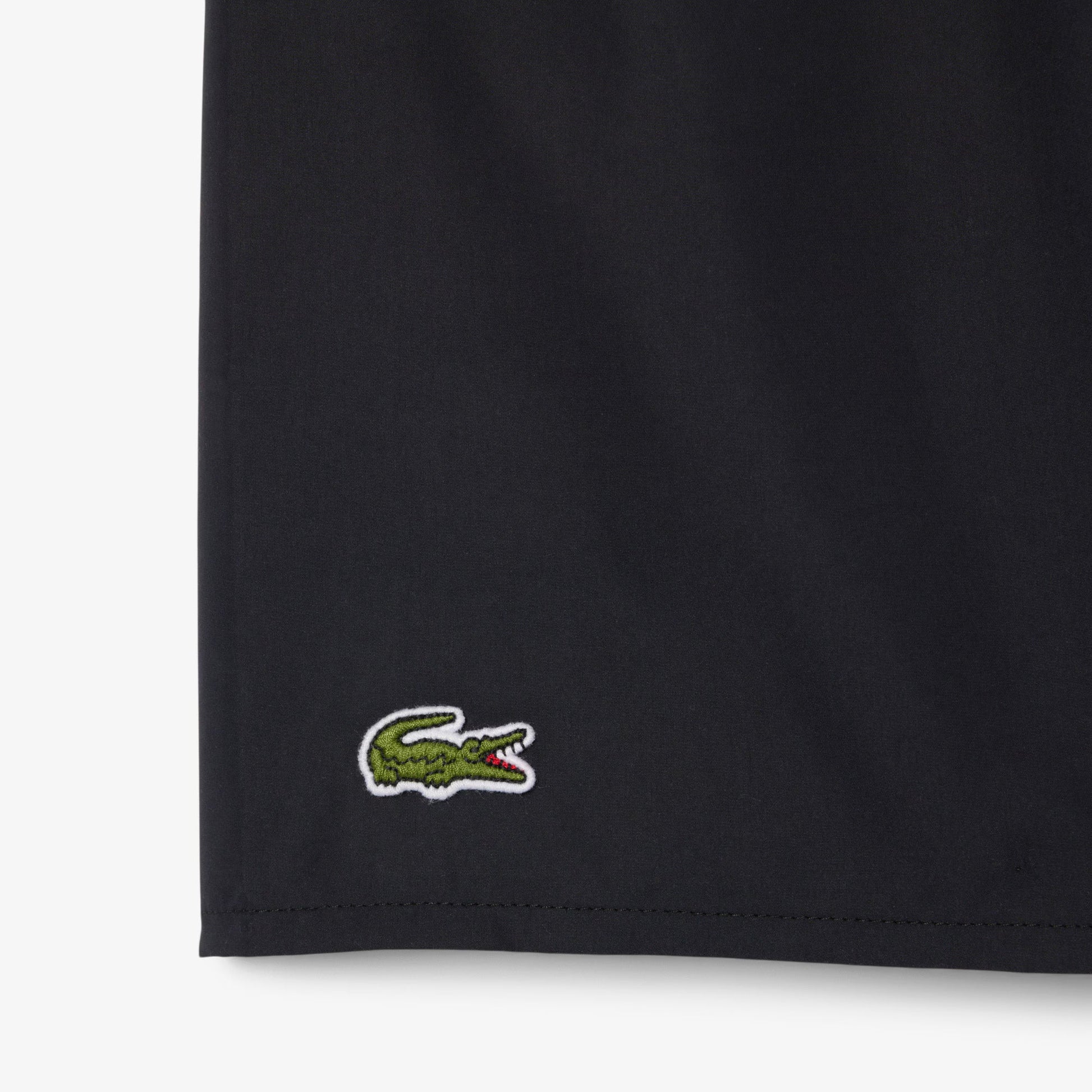 Lacoste Mid Length Swim Trunks - Black Denim Exchange