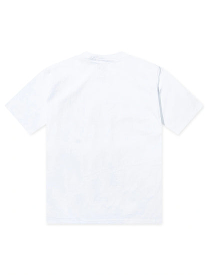 Market Studios Smiley Bearly A Care Tee - White Denim Exchange