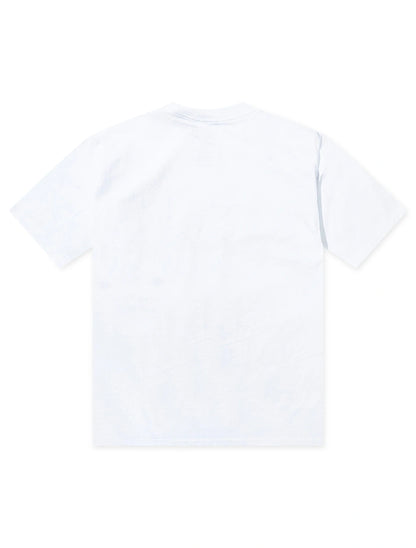 Market Studios Smiley Bonsai Tree Tee - White Denim Exchange