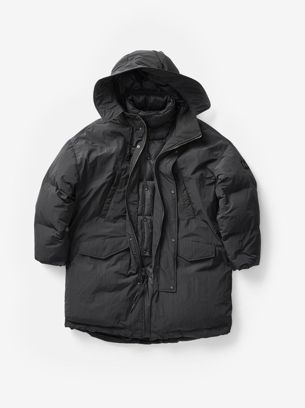 Long Down Puffer - Black Holden Outerwear