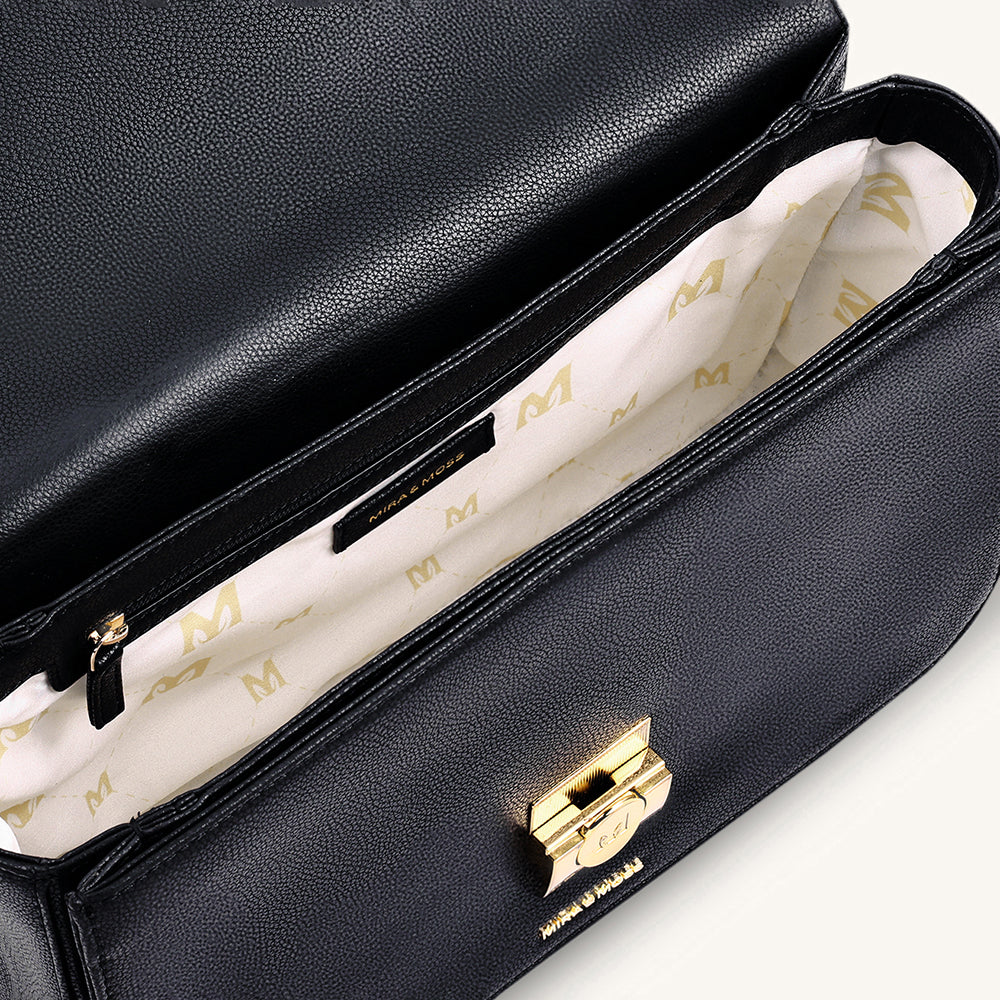 Mira & Moss Ravenne Shoulder Bag - Black Myra USA