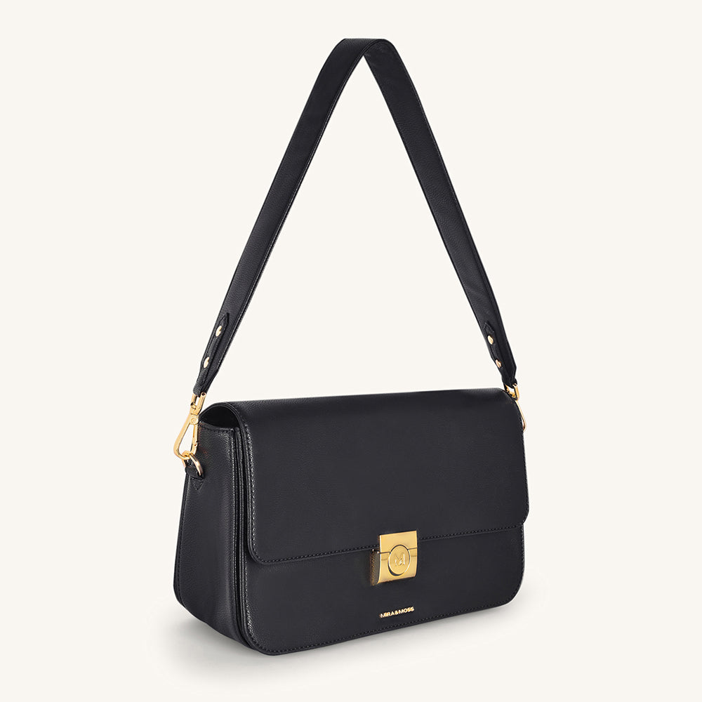 Mira & Moss Ravenne Shoulder Bag - Black Myra USA