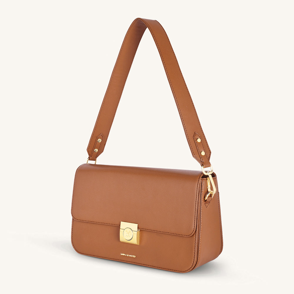Mira & Moss Ravenne Shoulder Bag - Tan Myra USA