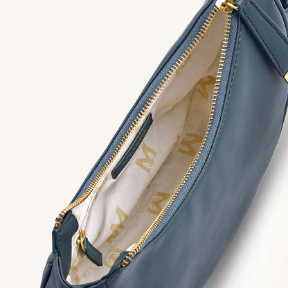 Mira & Moss Sabine Crescent Crossbody Bag - Pine Teal Myra USA