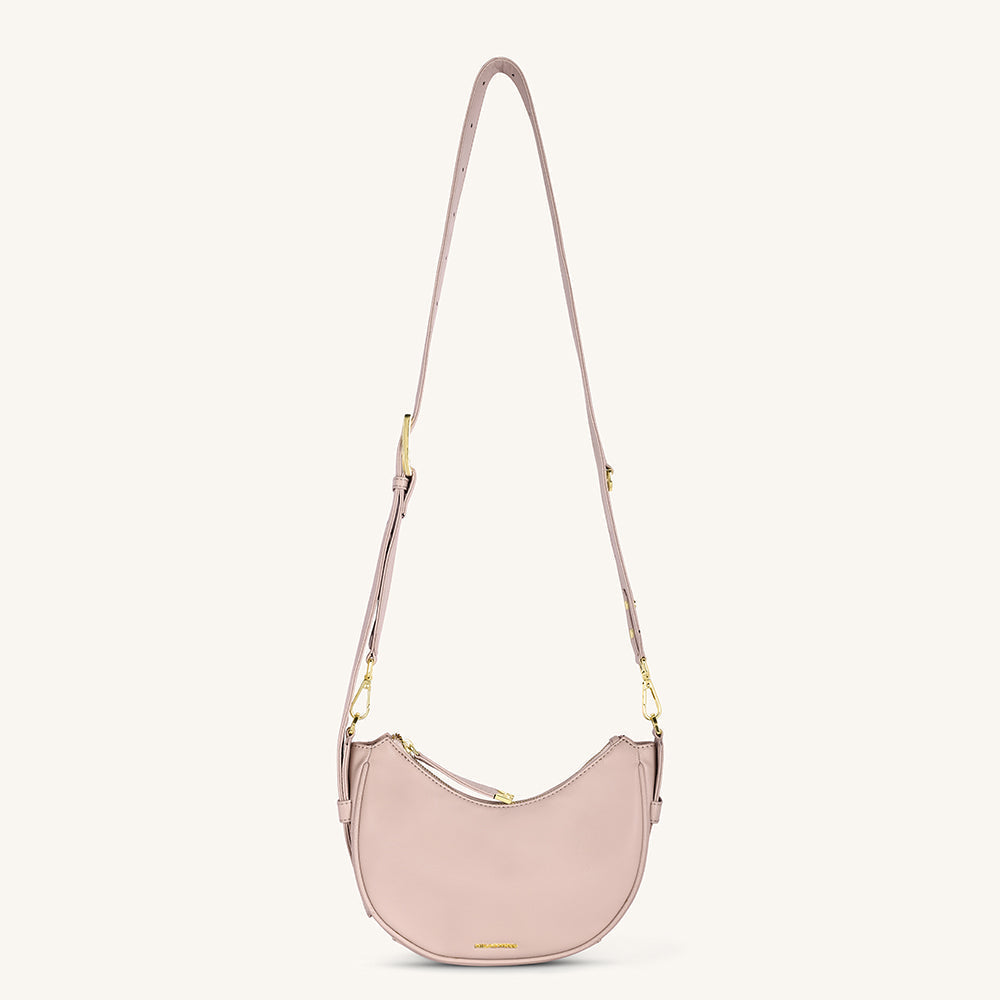 Mira & Moss Sabine Crescent Crossbody Bag - Transcendent Pink Myra USA